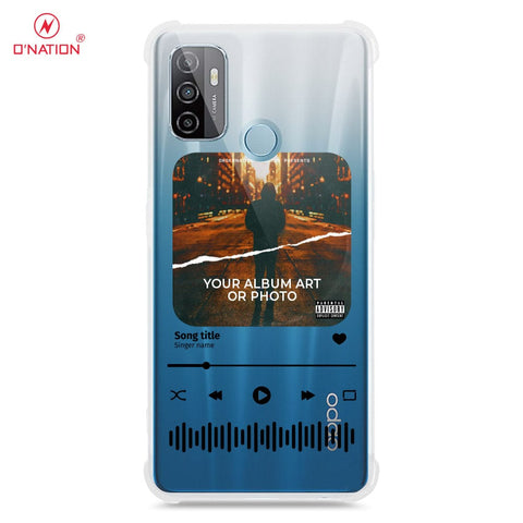 Oppo A53 Cover - Personalised Album Art Series - 4 Designs - Clear Phone Case - Soft Silicon Borders