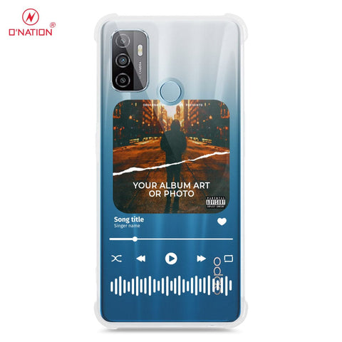 Oppo A53 Cover - Personalised Album Art Series - 4 Designs - Clear Phone Case - Soft Silicon Borders