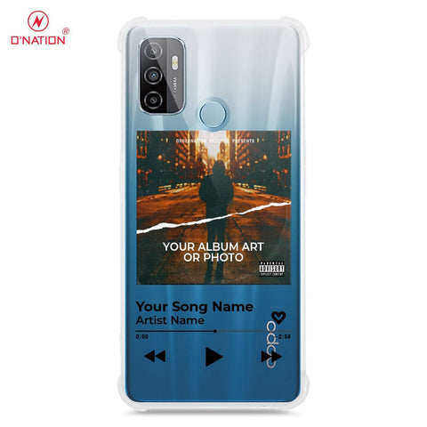 Oppo A53s Cover - Personalised Album Art Series - 4 Designs - Clear Phone Case - Soft Silicon Borders