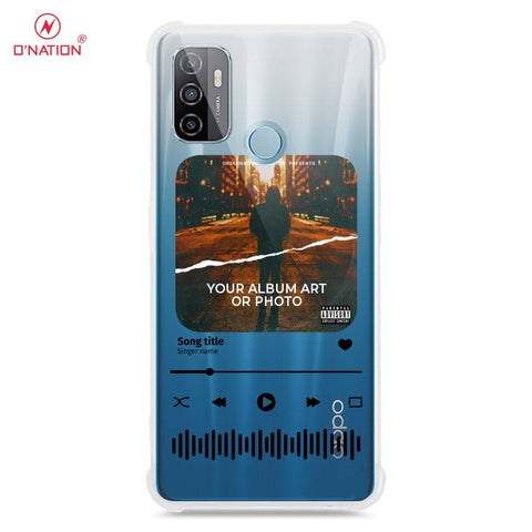 Oppo A53s Cover - Personalised Album Art Series - 4 Designs - Clear Phone Case - Soft Silicon Borders