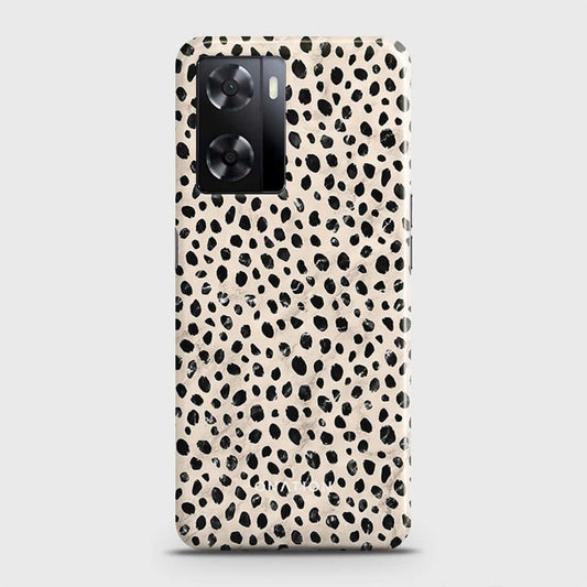 Oppo A57 4G 2022  Cover - Bold Dots Series - Matte Finish - Snap On Hard Case with LifeTime Colors Guarantee