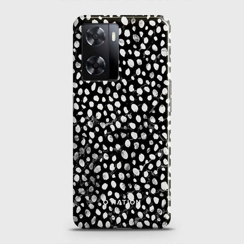 Oppo A57 4G 2022  Cover - Bold Dots Series - Matte Finish - Snap On Hard Case with LifeTime Colors Guarantee