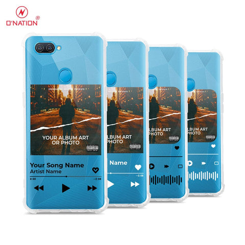 Oppo A7 Cover - Personalised Album Art Series - 4 Designs - Clear Phone Case - Soft Silicon Borders