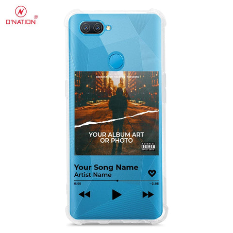 Oppo A7 Cover - Personalised Album Art Series - 4 Designs - Clear Phone Case - Soft Silicon Borders
