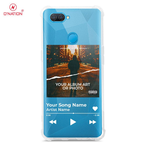 Oppo A7 Cover - Personalised Album Art Series - 4 Designs - Clear Phone Case - Soft Silicon Borders