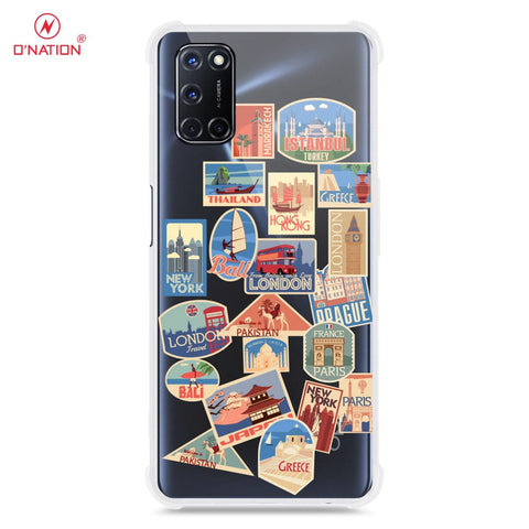 Oppo A72 Cover - Personalised Boarding Pass Ticket Series - 5 Designs - Clear Phone Case - Soft Silicon Borders
