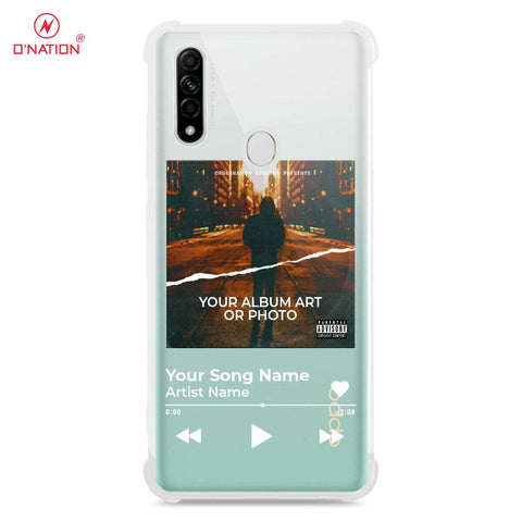 Oppo A8 Cover - Personalised Album Art Series - 4 Designs - Clear Phone Case - Soft Silicon Borders