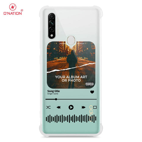 Oppo A8 Cover - Personalised Album Art Series - 4 Designs - Clear Phone Case - Soft Silicon Borders