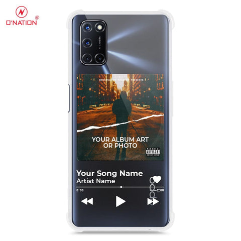 Oppo A92 Cover - Personalised Album Art Series - 4 Designs - Clear Phone Case - Soft Silicon Borders
