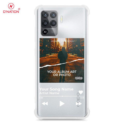 Oppo A94 Cover - Personalised Album Art Series - 4 Designs - Clear Phone Case - Soft Silicon Borders