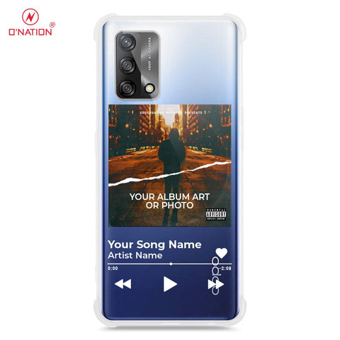 Oppo A95 4G Cover - Personalised Album Art Series - 4 Designs - Clear Phone Case - Soft Silicon Borders