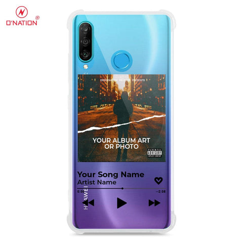Huawei P30 Lite Cover - Personalised Album Art Series - 4 Designs - Clear Phone Case - Soft Silicon Borders