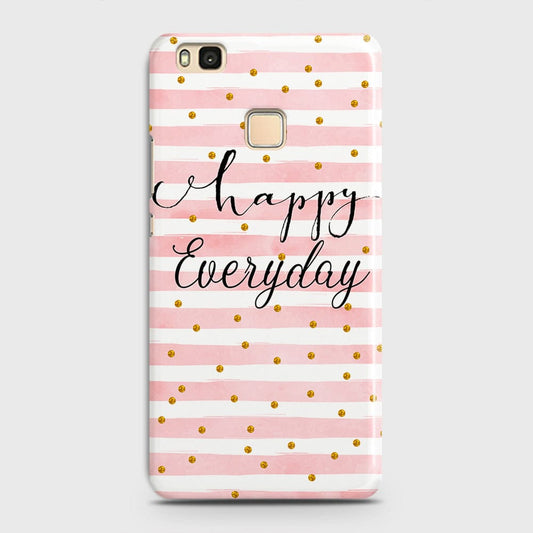 Huawei P9 Lite Cover - Trendy Happy Everyday Printed Hard Case with Life Time Colors Guarantee