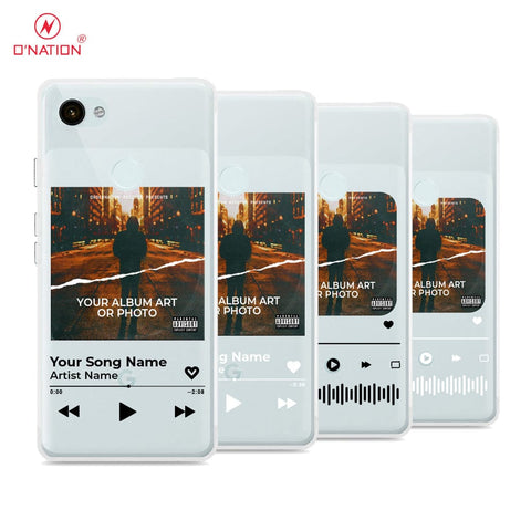 Google Pixel 3a Cover - Personalised Album Art Series - 4 Designs - Clear Phone Case - Soft Silicon Borders