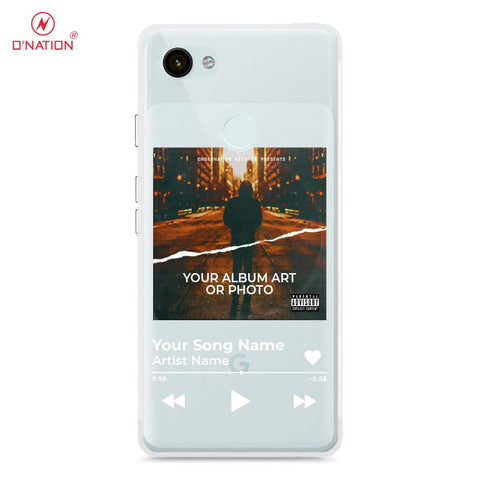 Google Pixel 3a Cover - Personalised Album Art Series - 4 Designs - Clear Phone Case - Soft Silicon Borders