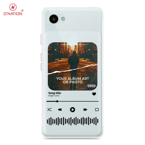 Google Pixel 3a Cover - Personalised Album Art Series - 4 Designs - Clear Phone Case - Soft Silicon Borders