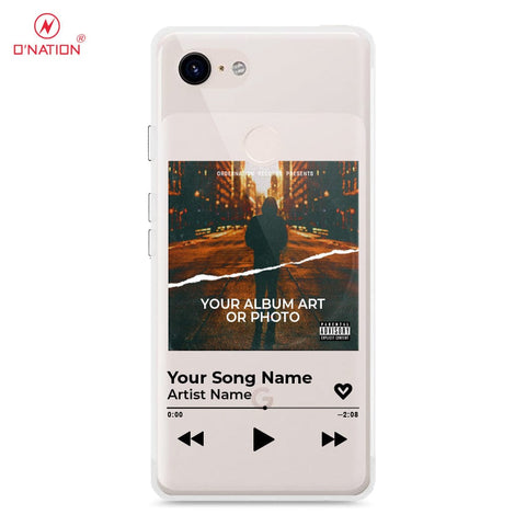 Google Pixel 3 XL Cover - Personalised Album Art Series - 4 Designs - Clear Phone Case - Soft Silicon Borders