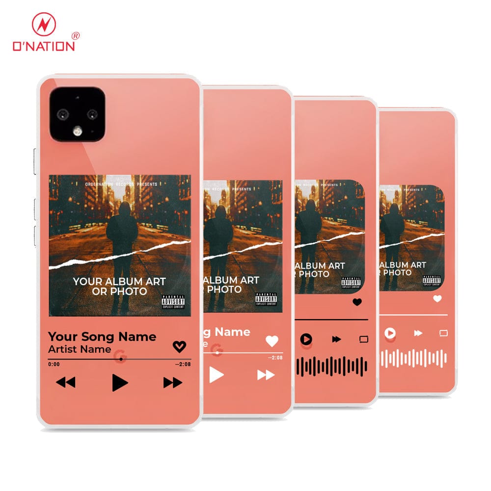 Google Pixel 4 Cover - Personalised Album Art Series - 4 Designs - Clear Phone Case - Soft Silicon Borders