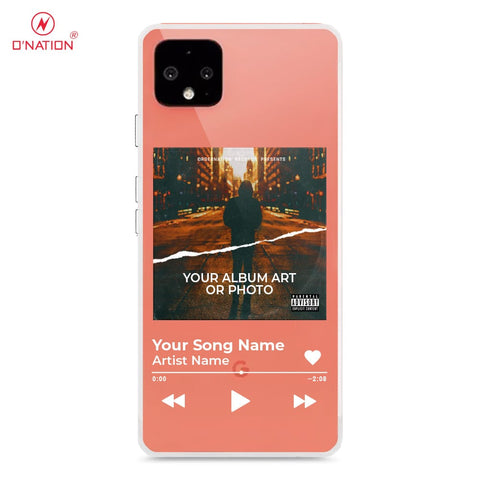 Google Pixel 4 Cover - Personalised Album Art Series - 4 Designs - Clear Phone Case - Soft Silicon Borders