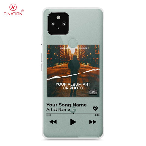 Google Pixel 5 Cover - Personalised Album Art Series - 4 Designs - Clear Phone Case - Soft Silicon Borders