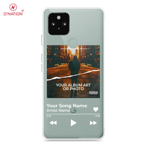 Google Pixel 5 Cover - Personalised Album Art Series - 4 Designs - Clear Phone Case - Soft Silicon Borders