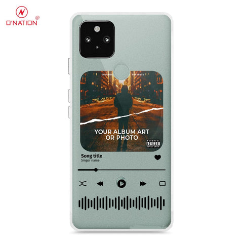 Google Pixel 5 Cover - Personalised Album Art Series - 4 Designs - Clear Phone Case - Soft Silicon Borders