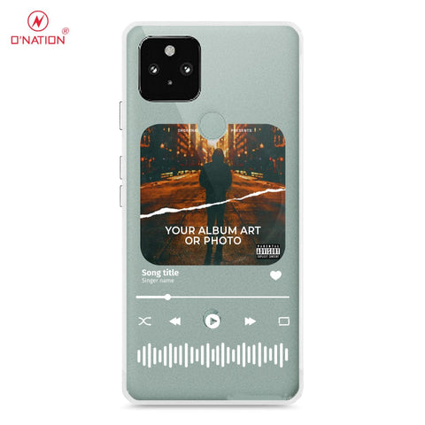 Google Pixel 5 Cover - Personalised Album Art Series - 4 Designs - Clear Phone Case - Soft Silicon Borders