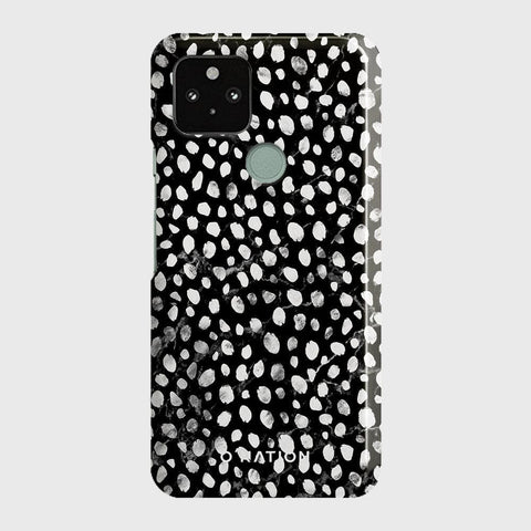 Google Pixel 5 XL  Cover - Bold Dots Series - Matte Finish - Snap On Hard Case with LifeTime Colors Guarantee