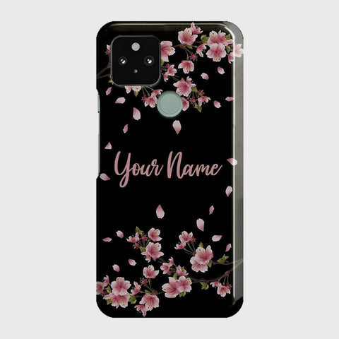 Google Pixel 5 XL  Cover - Floral Series - Matte Finish - Snap On Hard Case with LifeTime Colors Guarantee