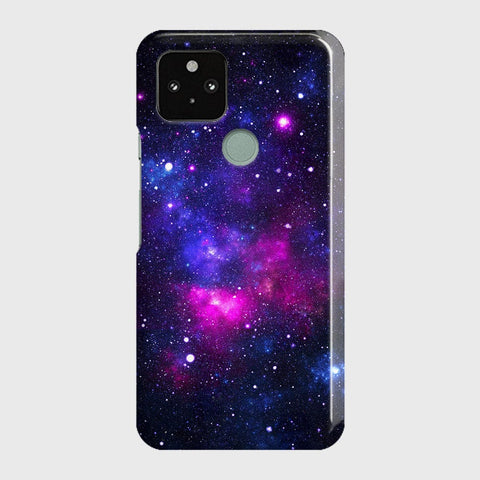 Google Pixel 5 XL Cover - Dark Galaxy Stars Modern Printed Hard Case with Life Time Colors Guarantee