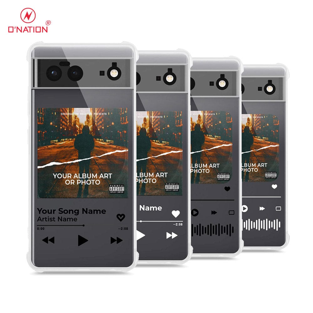 Google Pixel 6 Cover - Personalised Album Art Series - 4 Designs - Clear Phone Case - Soft Silicon Borders