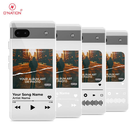 Google Pixel 6a Cover - Personalised Album Art Series - 4 Designs - Clear Phone Case - Soft Silicon Borders