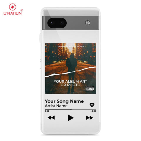 Google Pixel 6a Cover - Personalised Album Art Series - 4 Designs - Clear Phone Case - Soft Silicon Borders