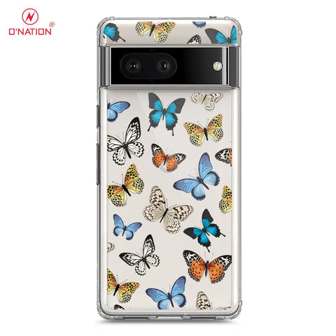 Google Pixel 7 Cover - O'Nation Butterfly Dreams Series - 9 Designs - Clear Phone Case - Soft Silicon Borders