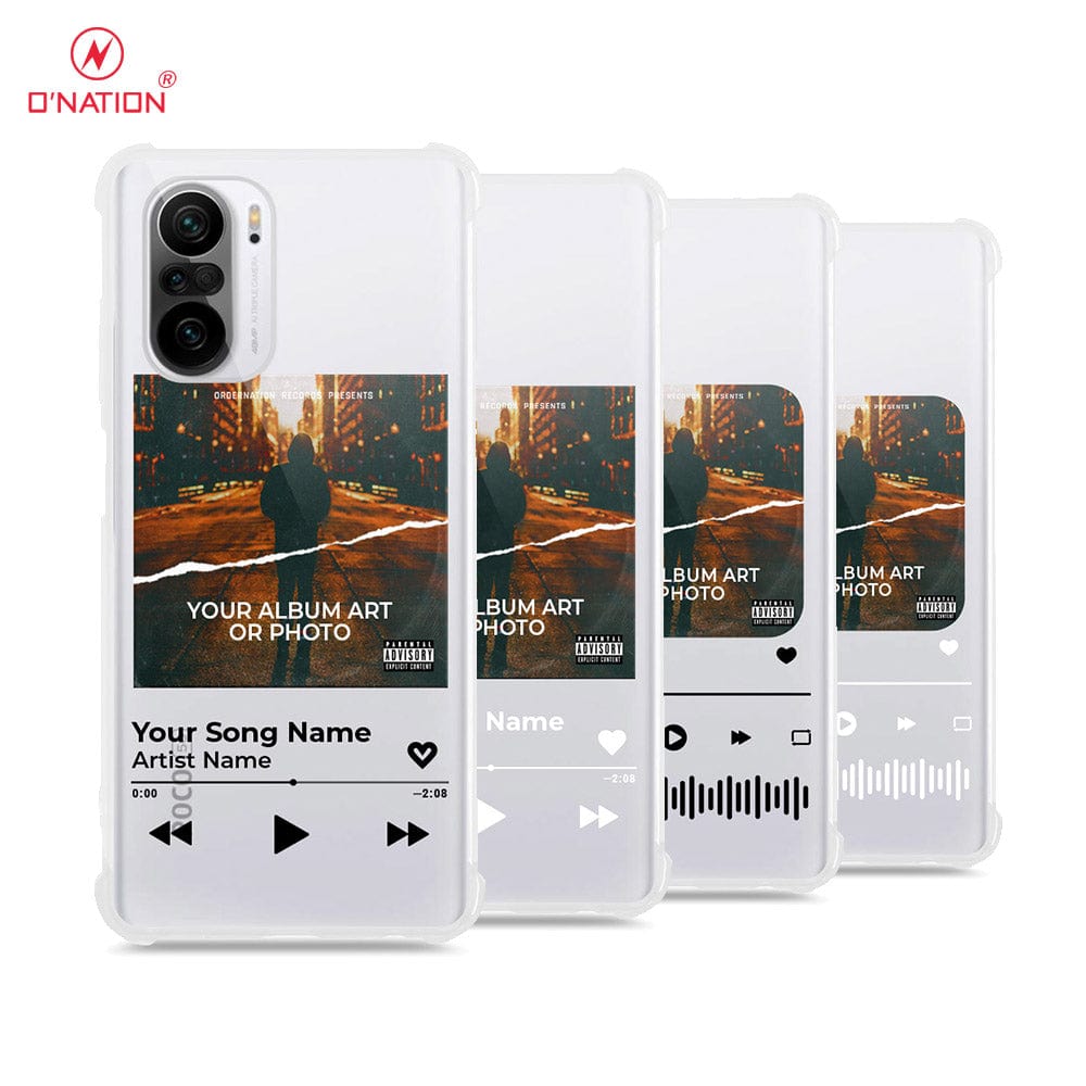 Xiaomi Poco F3 Cover - Personalised Album Art Series - 4 Designs - Clear Phone Case - Soft Silicon Borders