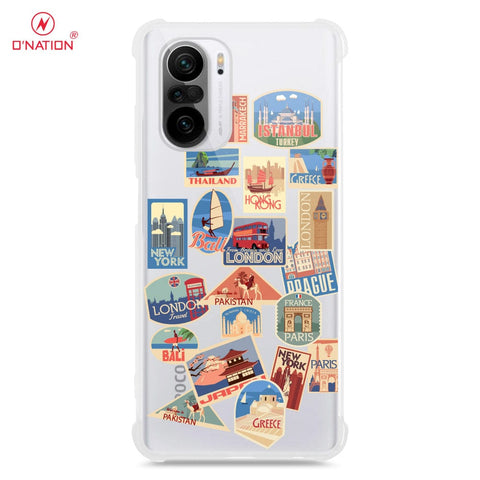 Xiaomi Poco F3 Cover - Personalised Boarding Pass Ticket Series - 5 Designs - Clear Phone Case - Soft Silicon Borders
