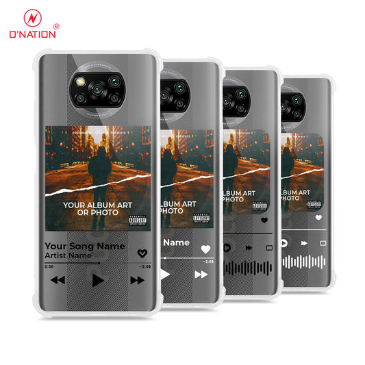 Xiaomi Poco X3 Pro Cover - Personalised Album Art Series - 4 Designs - Clear Phone Case - Soft Silicon Borders