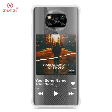 Xiaomi Poco X3 Pro Cover - Personalised Album Art Series - 4 Designs - Clear Phone Case - Soft Silicon Borders