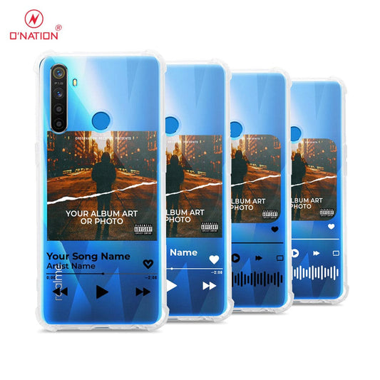 Realme 5 Cover - Personalised Album Art Series - 4 Designs - Clear Phone Case - Soft Silicon Borders