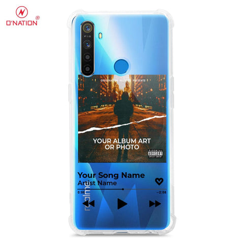 Realme 5s Cover - Personalised Album Art Series - 4 Designs - Clear Phone Case - Soft Silicon Borders