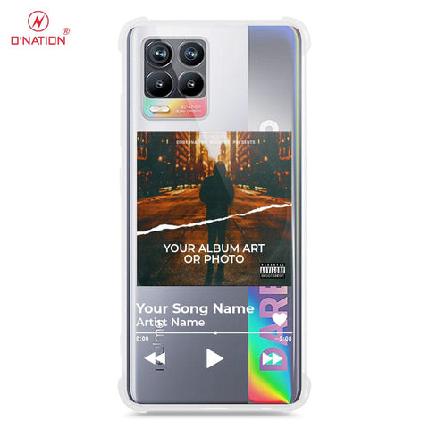 Realme 8 Cover - Personalised Album Art Series - 4 Designs - Clear Phone Case - Soft Silicon Borders