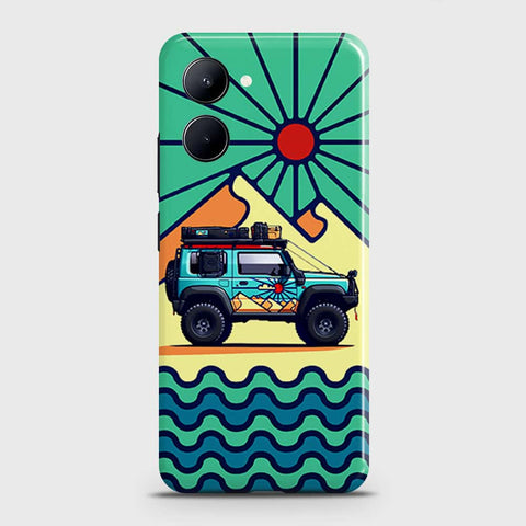 Realme C33  Cover - Adventure Series - Matte Finish - Snap On Hard Case with LifeTime Colors Guarantee