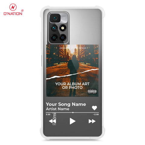Xiaomi Redmi 10 Cover - Personalised Album Art Series - 4 Designs - Clear Phone Case - Soft Silicon Borders