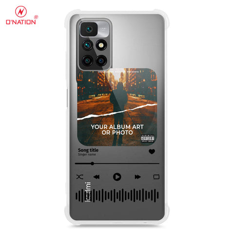 Xiaomi Redmi 10 Cover - Personalised Album Art Series - 4 Designs - Clear Phone Case - Soft Silicon Borders