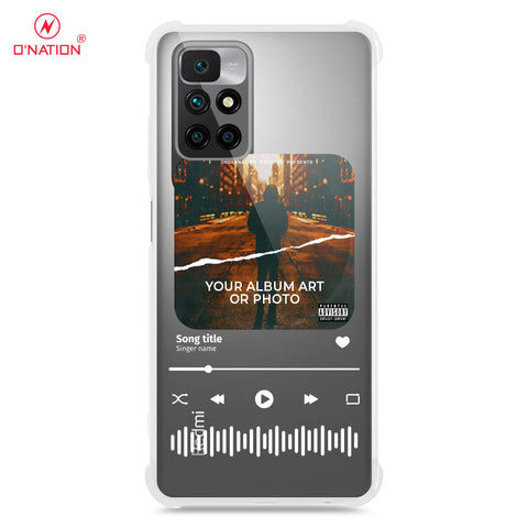Xiaomi Redmi 10 Cover - Personalised Album Art Series - 4 Designs - Clear Phone Case - Soft Silicon Borders