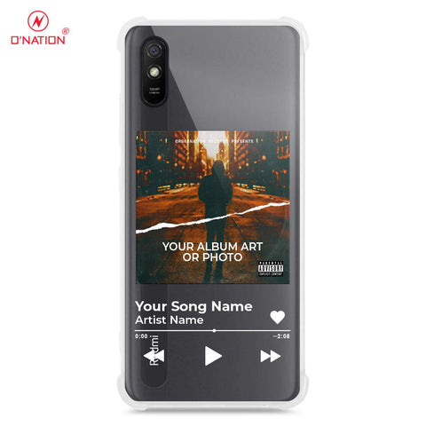 Xiaomi Redmi 9A Cover - Personalised Album Art Series - 4 Designs - Clear Phone Case - Soft Silicon Borders