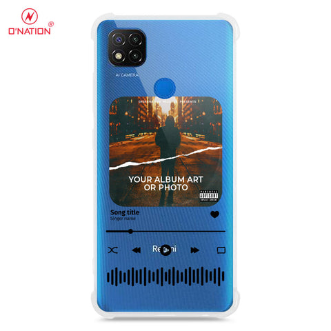Xiaomi Redmi 9C Cover - Personalised Album Art Series - 4 Designs - Clear Phone Case - Soft Silicon Borders