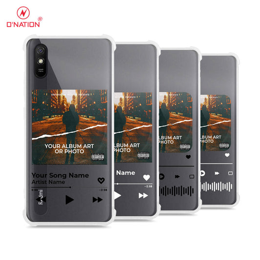 Xiaomi Redmi 9i Cover - Personalised Album Art Series - 4 Designs - Clear Phone Case - Soft Silicon Borders