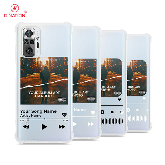 Xiaomi Redmi Note 10 Pro Max Cover - Personalised Album Art Series - 4 Designs - Clear Phone Case - Soft Silicon Borders