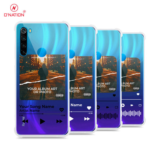 Xiaomi Redmi Note 8 Cover - Personalised Album Art Series - 4 Designs - Clear Phone Case - Soft Silicon Borders